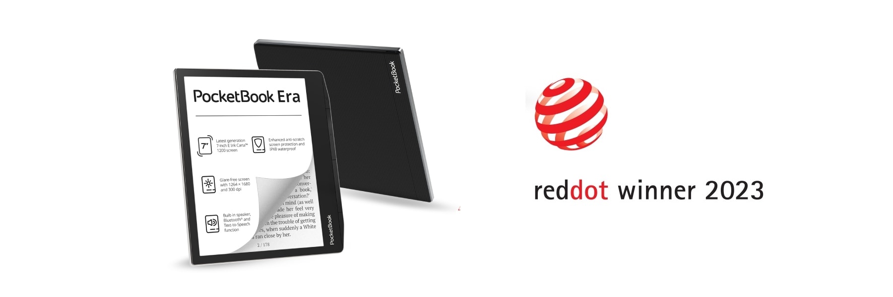 Π ΠΈΠ΄Π΅Ρ PocketBook Era ΠΏΠΎΠ»ΡΡΠΈΠ» Red Dot Award Π·Π° Π»ΡΡΡΠΈΠΉ Π΄ΠΈΠ·Π°ΠΉΠ½